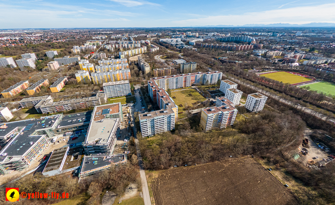 20.02.2023 - Baustelle zur Grundschule am Strehleranger in Neuperlach